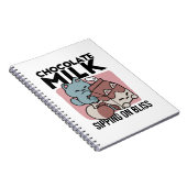 Kawaii Chocolate Milk Cat – Cozy Drink & Cuteness  Notitieboek (Rechterzijde)