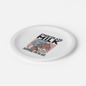 Kawaii Chocolate Milk Cat – Cozy Drink & Cuteness  Papieren Bordje (Gekanteld)