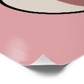 Kawaii Chocolate Milk Cat – Cozy Drink & Cuteness  Perfect Poster (Hoek)