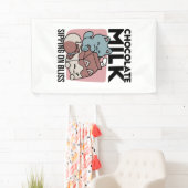 Kawaii Chocolate Milk Cat – Cozy Drink & Cuteness  Spandoek (Insitu)