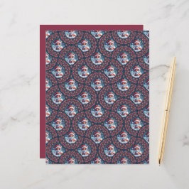 Kawaii Christmas Fox Dot Mandala Deco Fans Papier