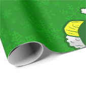 kawaii christmas tamago sushi santa snowflake cadeaupapier (Rol Hoek)