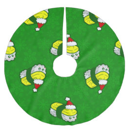 kawaii christmas tamago sushi santa snowflake kerstboom rok