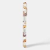 Kawaii Chubby Cartoon Katten met Harten Case-Mate iPhone Case (Achterkant / Rechts)