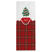 Kawaii Clara - Kerstmis Wijn Cadeautas (Achterkant)