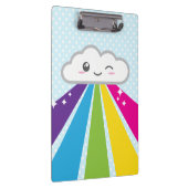 Kawaii Cloud and Rainbow Clip Board Klembord (Rechts)
