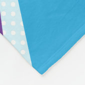 Kawaii Cloud and Rainbow Fleece Blanket (Hoek)