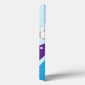 Kawaii Cloud en Rainbow iPad Case (Achterkant / Rechts)