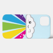 Kawaii Cloud en Rainbow iPad Mini Case (Achterkant (horizontaal))