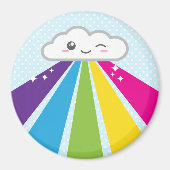 Kawaii Cloud en Rainbow Magnet (Voorkant)