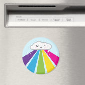 Kawaii Cloud en Rainbow Magnet (Insitu (Vaatwasser))