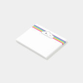 Kawaii Cloud en Rainbow Note Cards (Schuin)