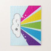 Kawaii Cloud en Rainbow Puzzle Legpuzzel (Verticaal)