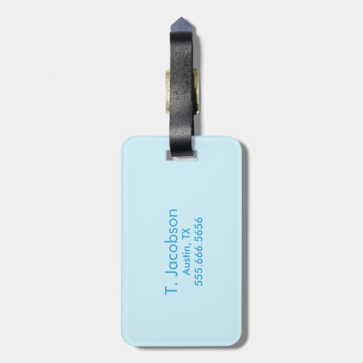 Kawaii Cloud en Rainbow Travel Bagagelabels (Achterkant verticaal)