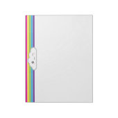 Kawaii Cloud- en regenboognotebooks Notitieblok (Linkerzijde)