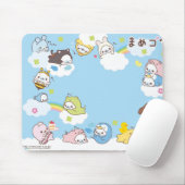 Kawaii Cloud Mousepad Muismat (Met muis)