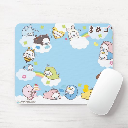 Kawaii Cloud Mousepad Muismat (Met muis)