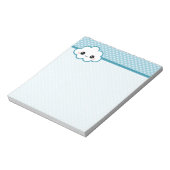 Kawaii Cloud Notitieblok (Linkerzijde)