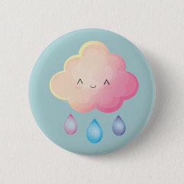 Kawaii Cloud Pin Ronde Button 5,7 Cm