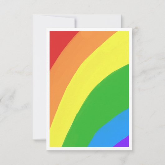 Kawaii Cloud Rainbow Girly Kinderen Birthday Bedankkaart (Achterkant)