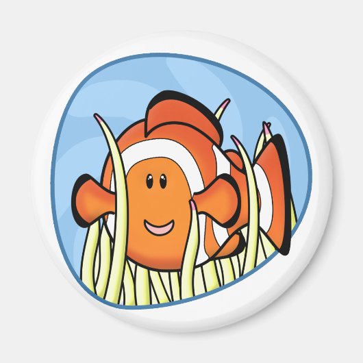 Kawaii Clownfish Magnet (Voorkant)