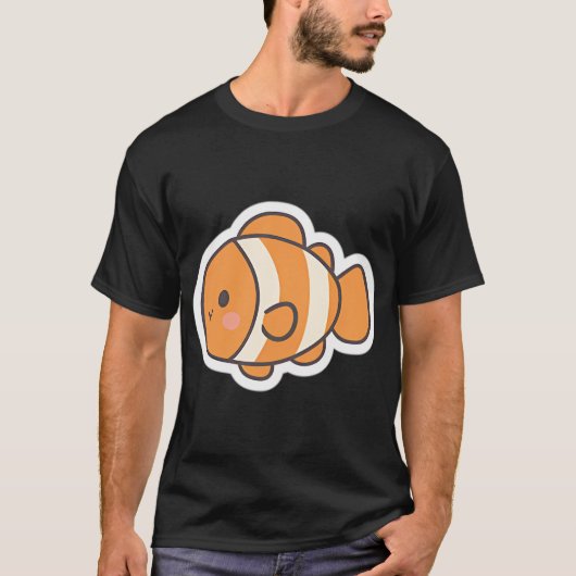 Kawaii Clownvis T-shirt (Voorkant)