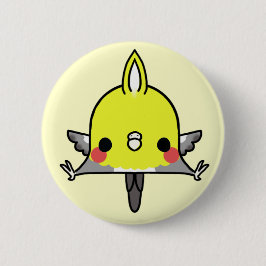 Kawaii Cockatiel (Je verandert de achtergrond!) Ronde Button 5,7 Cm