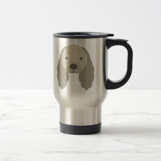 KAWAII COCKER SPANIEL HONDEPIK ZOETE HOND REISBEKER (Rechts)