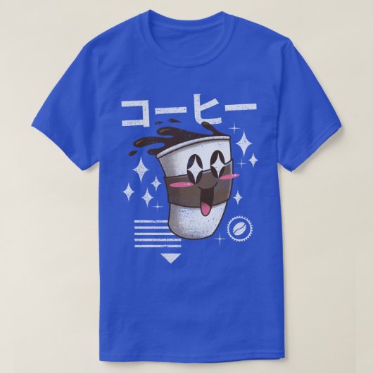 Kawaii Coffee T-shirt (Design voorkant)