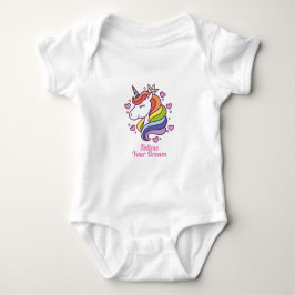 Kawaii Colorful Rainbow Unicorn Dreams Romper