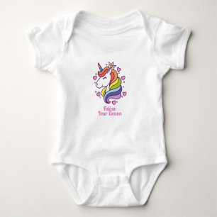 Kawaii Colorful Rainbow Unicorn Dreams Romper