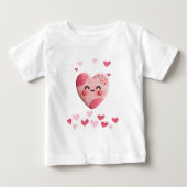 Kawaii Cookie with Hearts and Sprinkles T-Shirt (Voorkant)