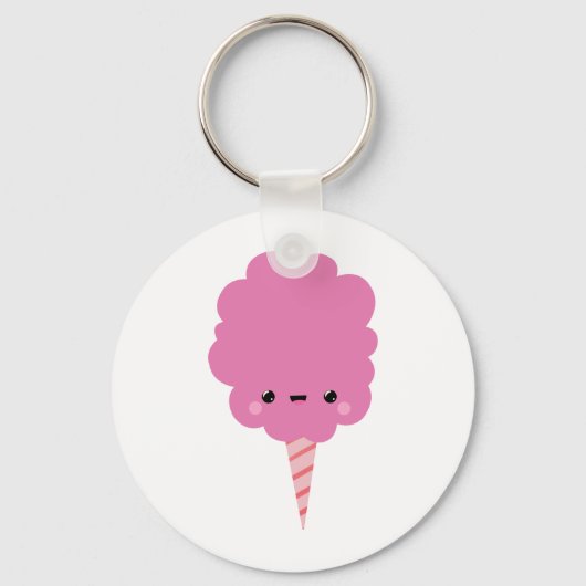 Kawaii Cotton Snoep Sleutelhanger (Voorkant)