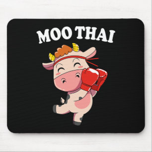 Kawaii Cow Moo Thai Kickboksen Muay Thai Muismat