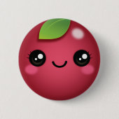 Kawaii Cranberry Button (Voorkant)