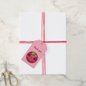 Kawaii Cranberry Cadeaulabel (Met Touw)