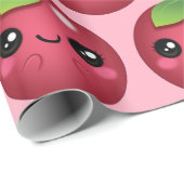 Kawaii Cranberry Cadeaupapier (Rol Hoek)