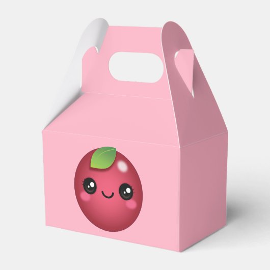 Kawaii Cranberry Favor Box Bedankdoosjes (Voorkant Zijde)