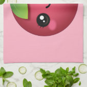 Kawaii Cranberry Kitchen Towel Theedoek (Gevouwen)