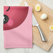 Kawaii Cranberry Kitchen Towel Theedoek (Quarter Fold)