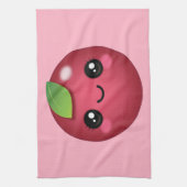 Kawaii Cranberry Kitchen Towel Theedoek (Verticaal)