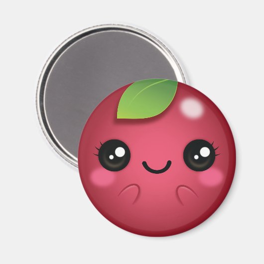 Kawaii Cranberry Magneet (Voorkant / Achterkant)