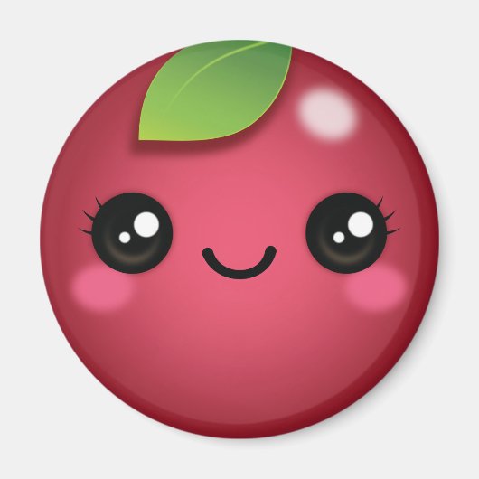 Kawaii Cranberry Magnet (Voorkant)