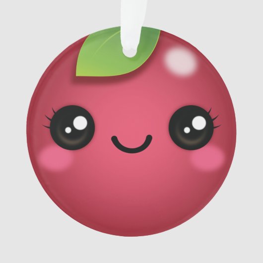 Kawaii Cranberry Ornament (voorkant)