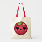 Kawaii Cranberry Tote Bag (Voorkant)