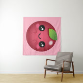 Kawaii Cranberry Wandkleed (In Situ (horizontaal))