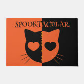 Kawaii Creepy Cute Cat Spooktacular Halloween Deurmat (Voorkant)