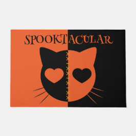Kawaii Creepy Cute Cat Spooktacular Halloween Deurmat