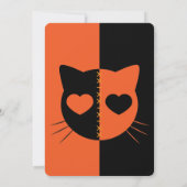 Kawaii Creepy Cute Cat Spooktacular Halloween Kaart (Achterkant)