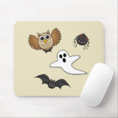 Kawaii Creepy Night Creatset Muismat (Met muis)